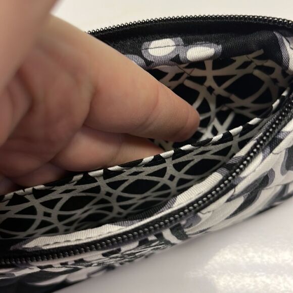 Vera Bradley Gray/Black/White Cloth Wristlet - Picture 6 of 14